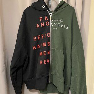 Palm Angels Mental Health Zip Split Hoodie